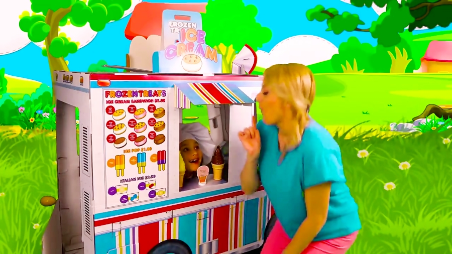 اسباب بازی ها و خانواده مهربان - دوچرخه ورزشی و تخم مرغ شانسی ساشا